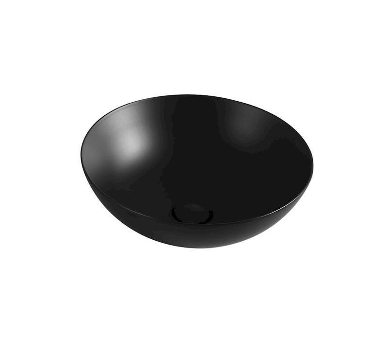 Aulic Xenia Argyle Above Counter Basin Matte Black 405 X 405 X 145mm - Burdens Plumbing