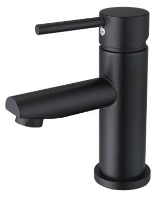 Aussie Life Round Basin Mixer Matte Black Cha-70A - Burdens Plumbing