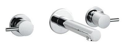 Aussie Life Round Handle Pin Lever Bath Set Chrome Tpr-104 - Burdens Plumbing