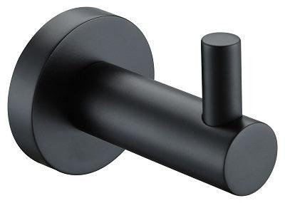 Aussie Life Round Round Hook Matte Black Ch-5053-1 - Burdens Plumbing