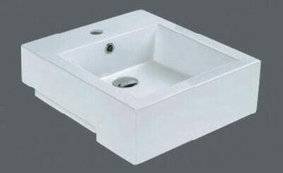 Aussie Life Semi Recessed Basin 400X460X150mm 1Th Mg-8050C - Burdens Plumbing