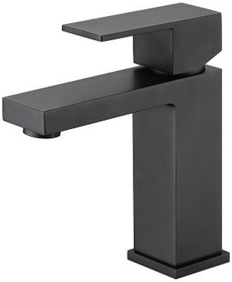 Aussie Life Square Basin Mixer Matte Black Cha-43B - Burdens Plumbing