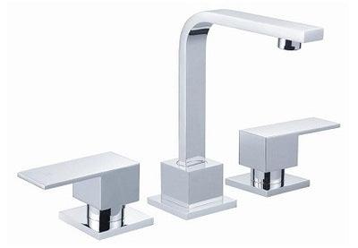 Aussie Life Square Handle Basin Set Chrome Tps-201 - Burdens Plumbing