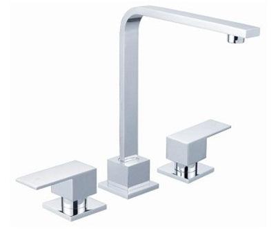 Aussie Life Square Handle Hob Sink Set Chrome Tps-202 - Burdens Plumbing