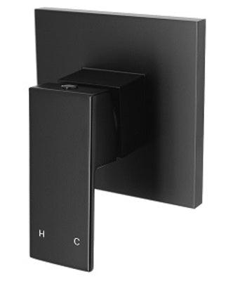 Aussie Life Square Shower Mixer Matte Black Cha-43W - Burdens Plumbing