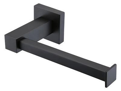 Aussie Life Square Straight Toilet Roll Holder Matte Black Ch-6051-1 - Burdens Plumbing