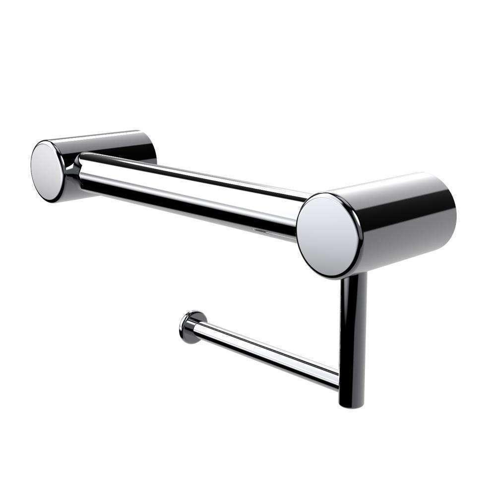Availcare Calibre Mod Toilet Roll Holder And 300mm Rail Chrome - Burdens Plumbing