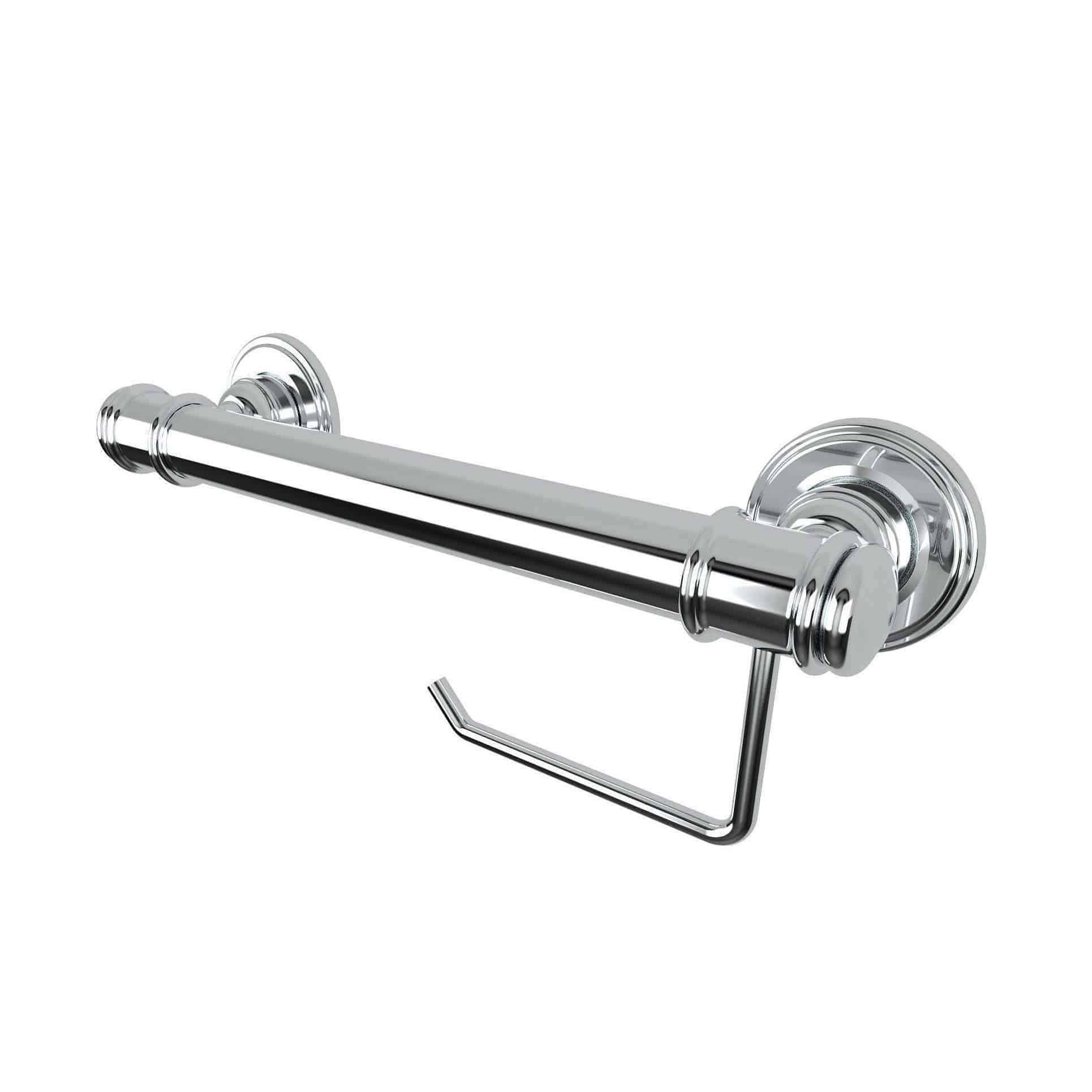 Availcare Glance Toilet Roll Holder And 300mm Rail Chrome - Burdens Plumbing