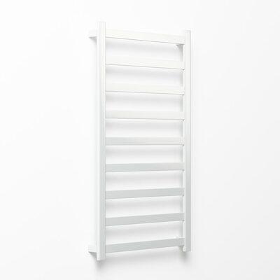 Avenir Hybrid Heated 9 Bar Towel Rail 132X75Cm Mirror Stainless - Burdens Plumbing