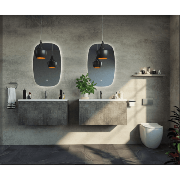 Belbagno Prado Mable Oak 750mm Wall Hung Vanity 750 X 480 X 450 - Burdens Plumbing