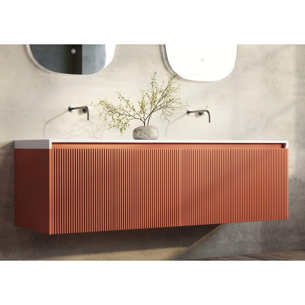 Belbagno Rimini 1500mm Wall-Hung Vanity Inc Basin - Burdens Plumbing