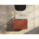Belbagno Rimini 600mm Wall Hung Vanity Includes Basin Potters Clay - Burdens Plumbing