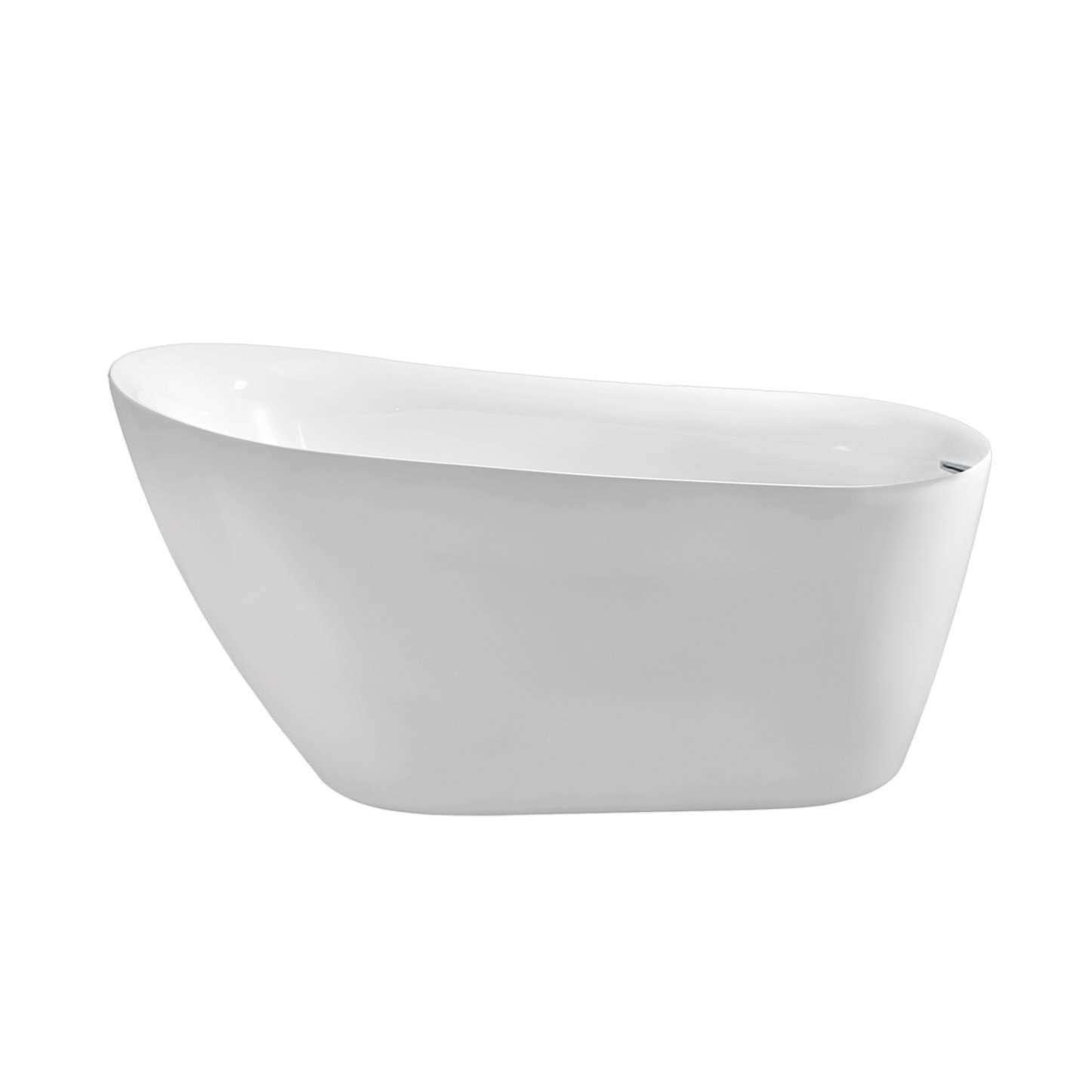 Belbagno Romano 1700 X 780 X 710 F/Standing Bath Gloss White Bb15 - Burdens Plumbing