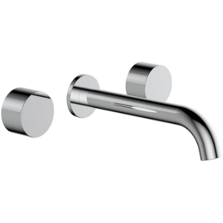 Bella Vista Capri Simply Round Spindles And Spout Wall Chrome - Burdens Plumbing