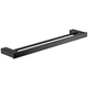 Bella Vista Chunky Double Towel Rail Black - Burdens Plumbing