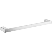 Bella Vista Chunky Single Towel Rail 600mm Chrome - Burdens Plumbing