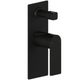Bella Vista Cresta Shower Flick Mixer With Diverter Black - Burdens Plumbing