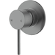Bella Vista Ikon Hali Wall Mixer Gun Metal - Burdens Plumbing