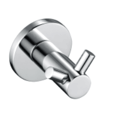 Bella Vista Mica Double Robe Hook Chrome - Burdens Plumbing