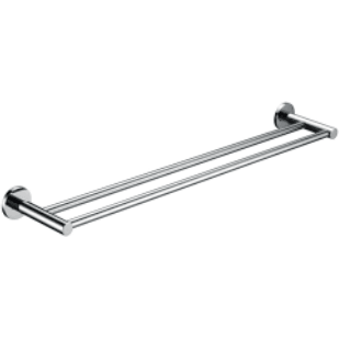 Bella Vista Mica Double Towel Bar 800mm Chrome - Burdens Plumbing