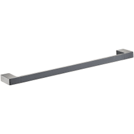 Bella Vista Milos Single Towel Rail Gun Metal 800mm - Burdens Plumbing