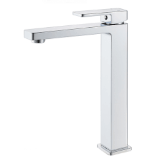 Bella Vista Milos Tall Basin Mixer Chrome - Burdens Plumbing