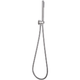Bella Vista Round Hand Shower On Wall Outlet Bracket (Short) Brushed Nickel - Burdens Plumbing