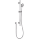 Bella Vista Shower Head On Rail Round Chrome Builders Range - Burdens Plumbing