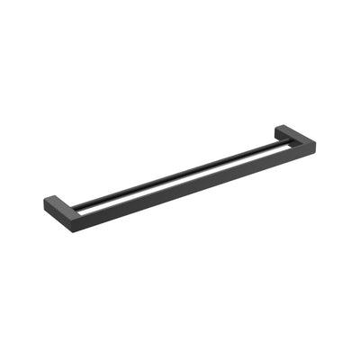 Bestlink Heston Double Towel Rail Matte Black - Burdens Plumbing