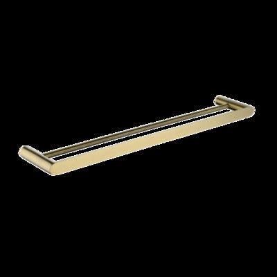 Bestlink Lonsdale Double Towel Rail 600mm Brushed Brass - Burdens Plumbing