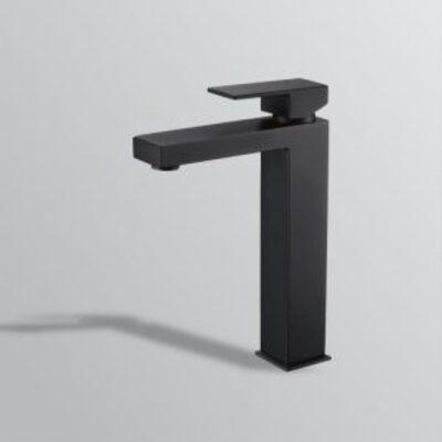 Bestlink Nautica Matt Black Tower Basin Mixer Cpf0442Bk - Burdens Plumbing