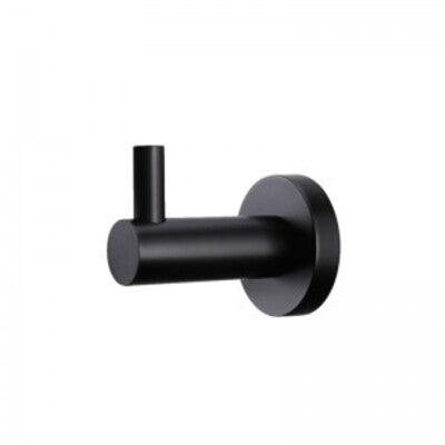 Bestlink Nirvana Matt Black Round Robe Hook 5053-1Bk - Burdens Plumbing