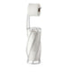 Better Living Twist Freestanding Toilet Roll Holder + Tissue Reserve Chrome 54640 - Burdens Plumbing