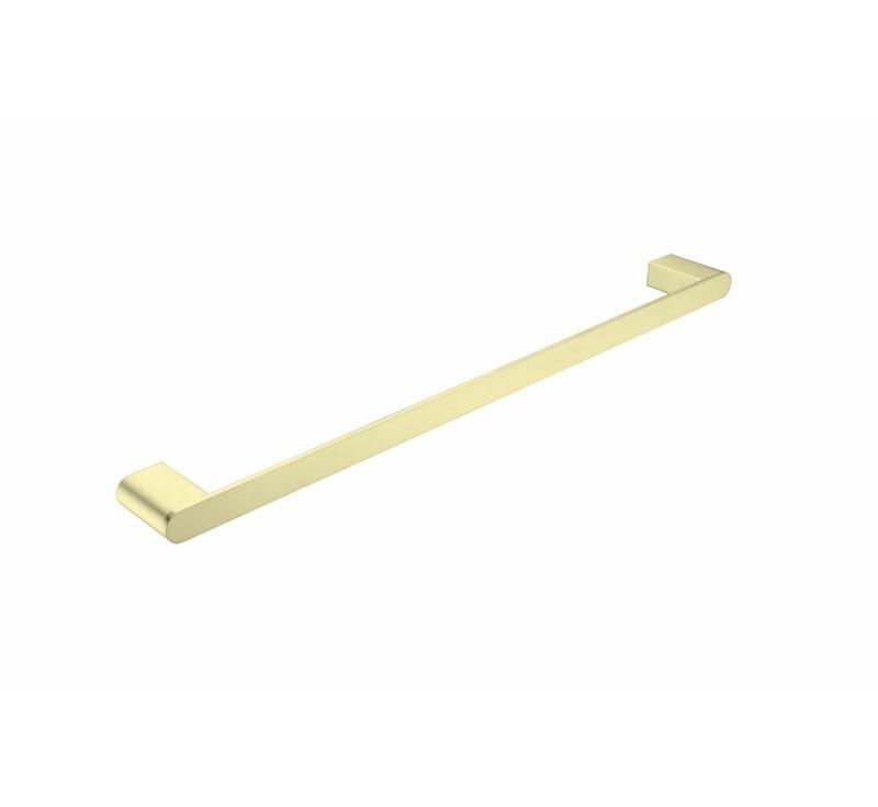 Bianca Single Towel Rail 600mm Brushed Gold - Burdens Plumbing