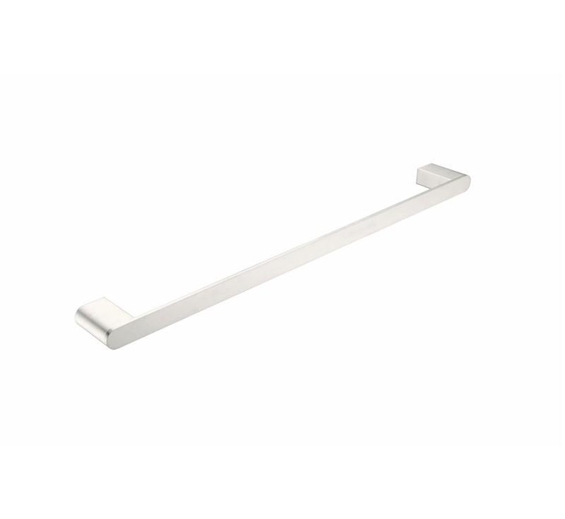 Bianca Single Towel Rail 600mm Brushed Nickel - Burdens Plumbing