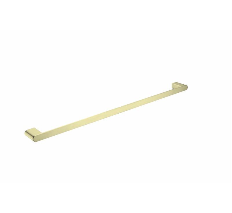 Bianca Single Towel Rail 800mm Brushed Gold - Burdens Plumbing