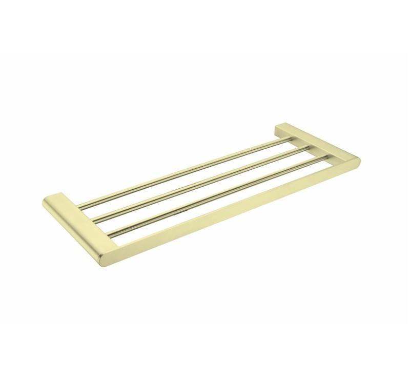 Bianca Towel Rack Brushed Gold - Burdens Plumbing