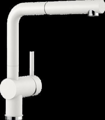 Blanco Linus-W Pull Out Sink Mixer White Linussw - Burdens Plumbing