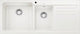 Blanco Naya8Sw Silgranit 1&1/2 Bowl Inset Sink & Drainer White - Burdens Plumbing
