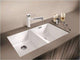 Blanco Silgranit Subline 350 D/Bowl Sink 350X350 White - Burdens Plumbing