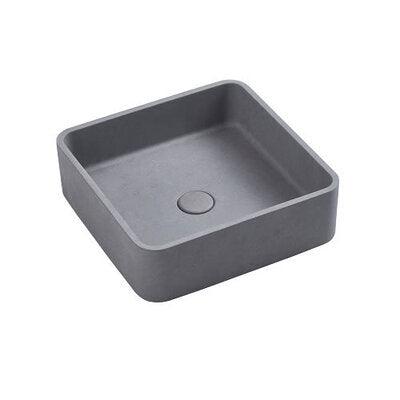 Bnk Aosta B2 Concrete Basin 390 X 390 X 120mm - Burdens Plumbing