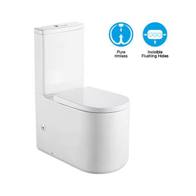 Bnk Bl-Throne Wall Faced Toilet Suite - Burdens Plumbing