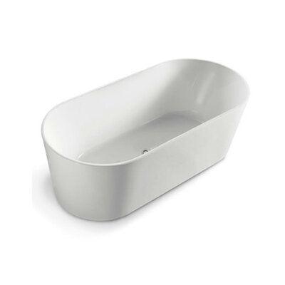 Bnk Naga Bta-1500 Freestanding Bath 1500 X 750 X 580mm Gloss White - Burdens Plumbing