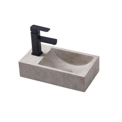 Bnk Spoleto D1 Concrete Basin 400 X 220 X 100mm - Burdens Plumbing