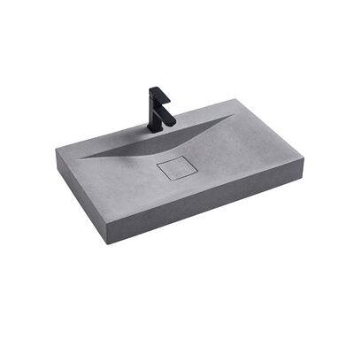 Bnk Versilia B1 Concrete Basin 800 X 480 X 100mm - Burdens Plumbing