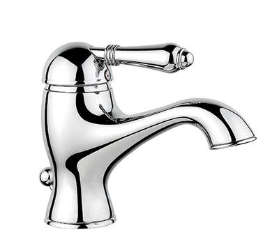 Canterbury Single Hole Basin Mixer With Smooth Spout S/Finish - Burdens Plumbing