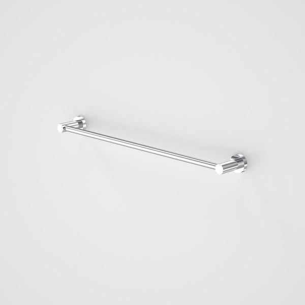 Caroma Cosmo Metal Single Towel Rail 600mm Chrome - Burdens Plumbing