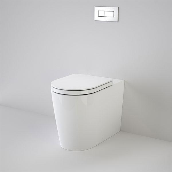 Caroma Liano Cleanflush Easy Height Wall Faced Invisi Series II Toilet Suite - Burdens Plumbing