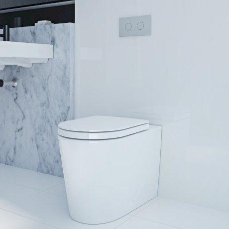 Caroma Liano Wall Faced Invisi Series II Toilet Suite - Burdens Plumbing
