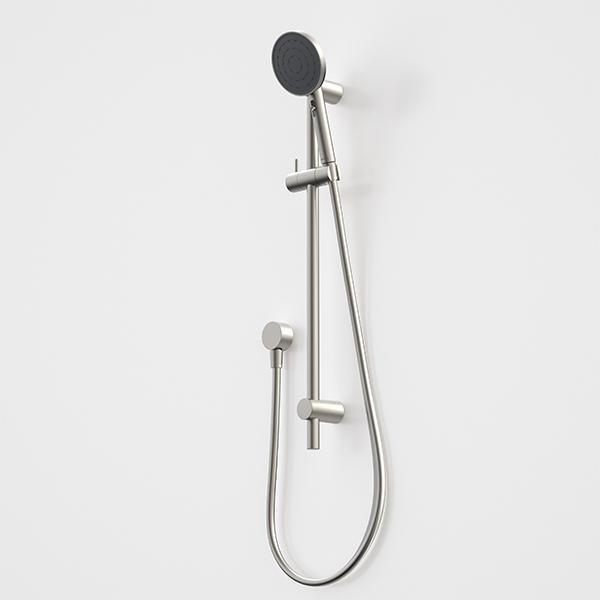 Caroma Urbane II Rail Shower Brushed Nickel - Burdens Plumbing